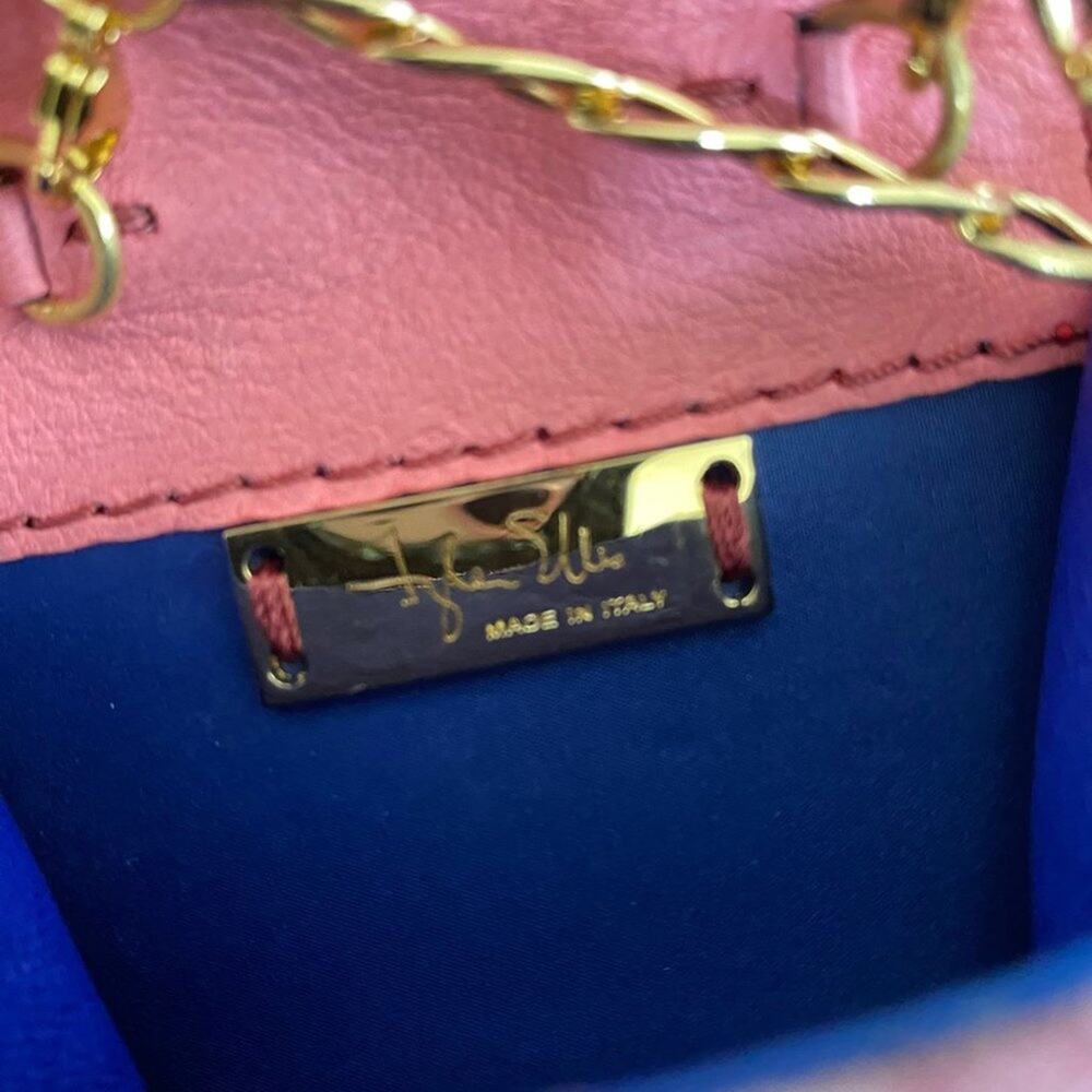 Tyler Ellis Micro Mini Candy Clutch Velvet Purse in Pink - Picture 5 of 8